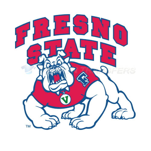 Fresno State Bulldogs Logo T-shirts Iron On Transfers N4423 - Click Image to Close